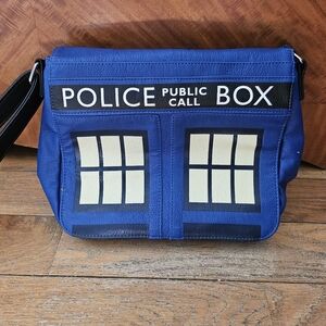 Doctor Who Loungefly TARDIS Crossbody Messenger Bag